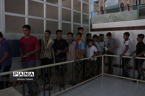 اولین روز از اردوی استانی پیشتازان