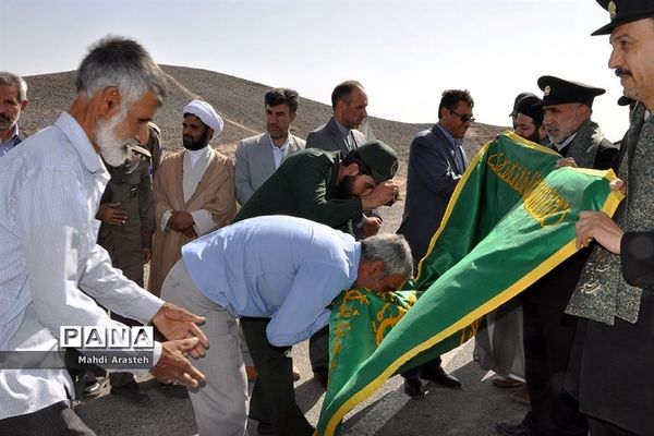 حضور خدام رضوی در روستای معدن قلعه زری خوسف