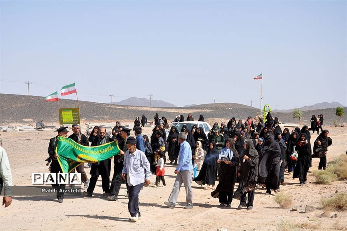 حضور خدام رضوی در روستای معدن قلعه زری خوسف