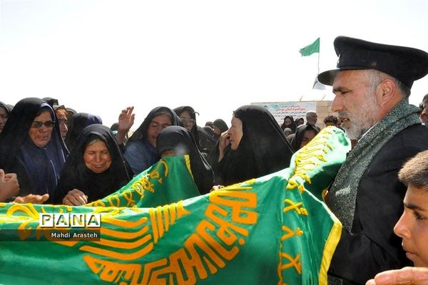 حضور کاروان زیر سایه خورشید در مزار شهید وطن امین یوسفی