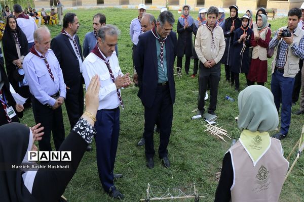 بازدید مسئولان اداره کل آموزش و پرورش کل فارس از اردو دختران پیشتاز