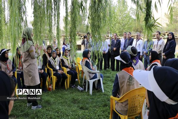 بازدید مسئولان اداره کل آموزش و پرورش کل فارس از اردو دختران پیشتاز