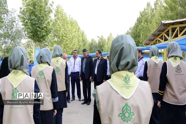 بازدید مسئولان اداره کل آموزش و پرورش کل فارس از اردو دختران پیشتاز