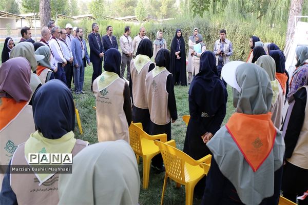 بازدید مسئولان اداره کل آموزش و پرورش کل فارس از اردو دختران پیشتاز