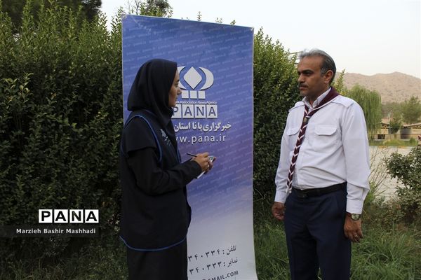 بازدید مسئولان اداره کل آموزش و پرورش کل فارس از اردو دختران پیشتاز
