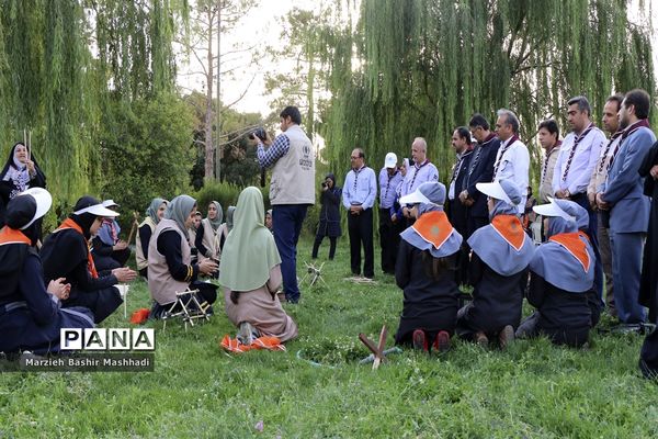 بازدید مسئولان اداره کل آموزش و پرورش کل فارس از اردو دختران پیشتاز