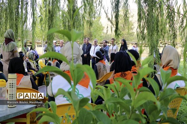 بازدید مسئولان اداره کل آموزش و پرورش کل فارس از اردو دختران پیشتاز
