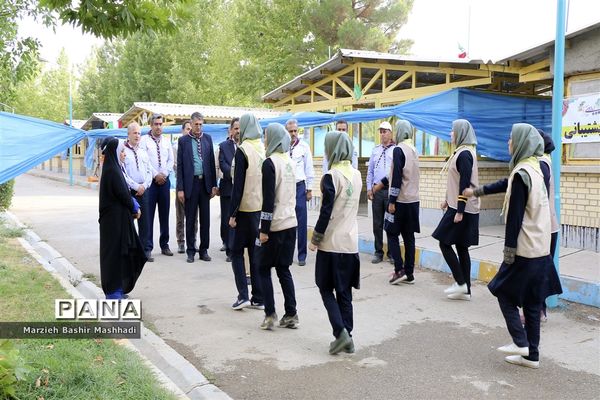 بازدید مسئولان اداره کل آموزش و پرورش کل فارس از اردو دختران پیشتاز