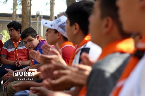 اردوی امید و نشاط دانش‌آموزان شهرقدس  در اردوگاه شهید‌منتظری شهریار