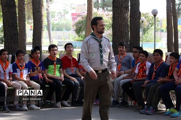 اردوی امید و نشاط دانش‌آموزان شهرقدس  در اردوگاه شهید‌منتظری شهریار