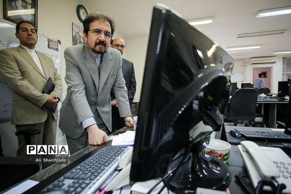 حضور سخنگوی وزارت امورخارجه در خبرگزاری پانا