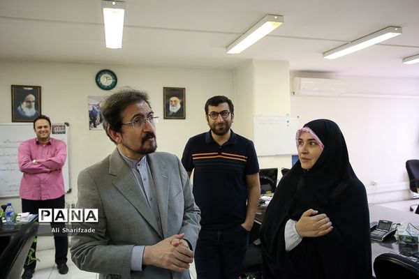 حضور سخنگوی وزارت امورخارجه در خبرگزاری پانا