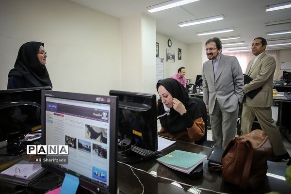 حضور سخنگوی وزارت امورخارجه در خبرگزاری پانا