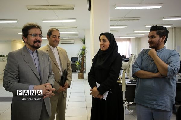 حضور سخنگوی وزارت امورخارجه در خبرگزاری پانا