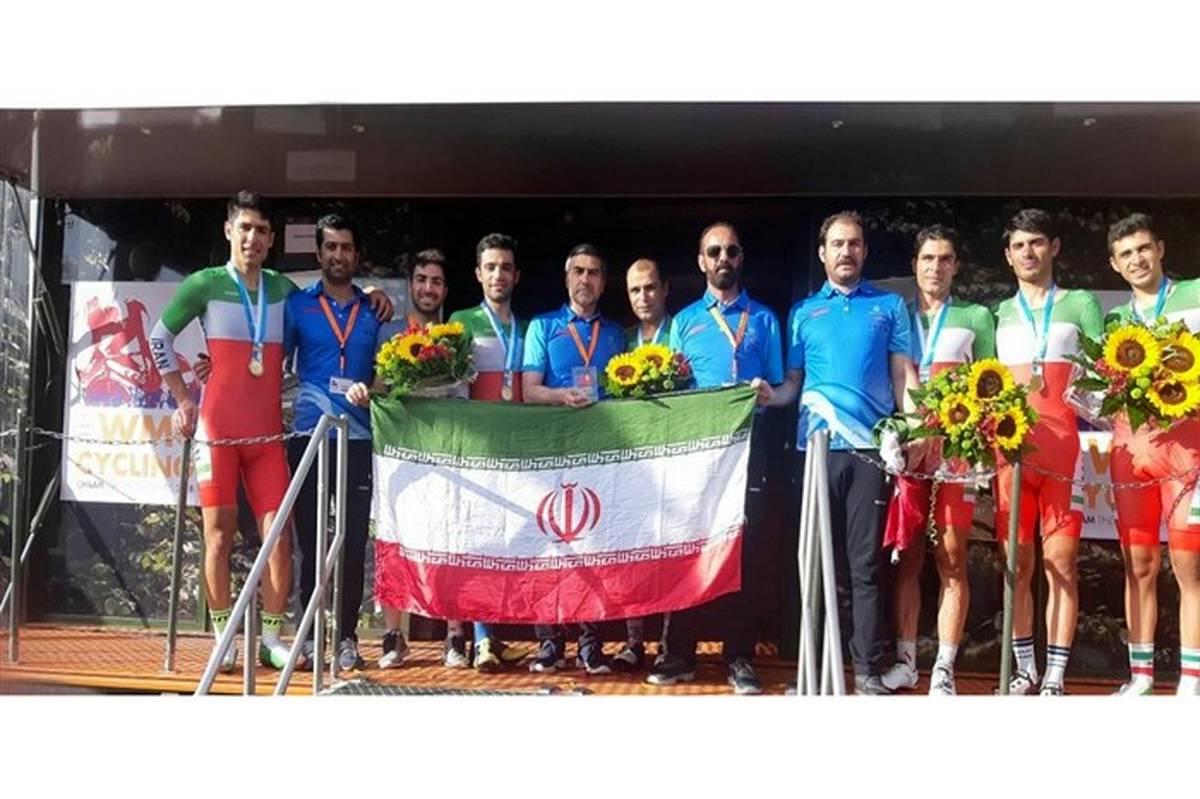 کسب مقام سوم دوچرخه سوارشهر قدس در مسابقات ارتش های جهان