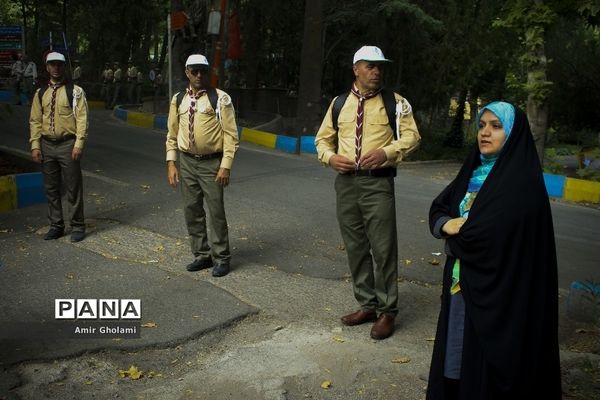 حضور دانش آموزان شهرستانهای استان تهران در اردوی ملی پیشتازان