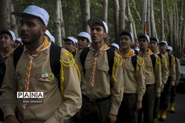 حضور دانش آموزان شهرستانهای استان تهران در اردوی ملی پیشتازان