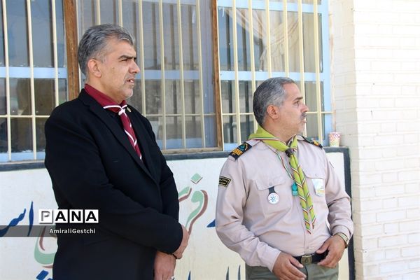 بازدید رئیس سازمان دانش آموزی استان خراسان جنوبی از کمپین اردو انتخابی  پیشتازان پسر  برای اردوملی 97