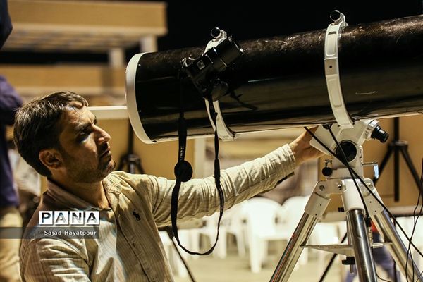 رویت ماه گرفتگی در قم
