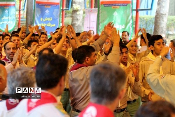 آیین افتتاحیه هشتمین دوره اردوی ملی در اردوگاه شهید باهنر تهران