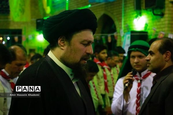 حضور سید حسن خمینی در هشتمین اردوی ملی پیشتازان