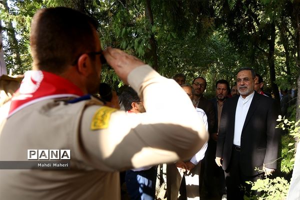 حضور وزیر آموزش و پرورش در هشتمین اردوی ملی پیشتازان، اعضا و مربیان