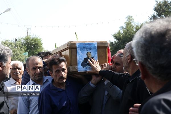 مراسم تشییع پیکر پاک شهید حسن ترکمان