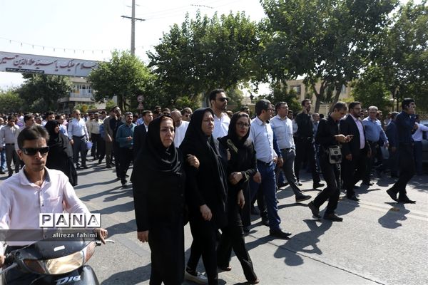 مراسم تشییع پیکر پاک شهید حسن ترکمان