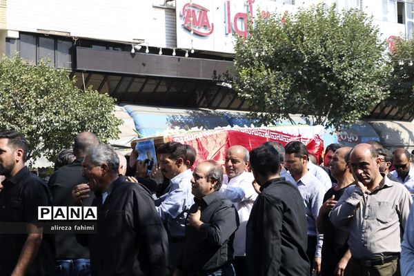 مراسم تشییع پیکر پاک شهید حسن ترکمان