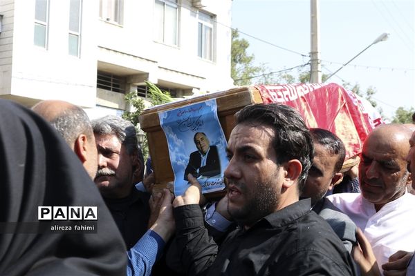 مراسم تشییع پیکر پاک شهید حسن ترکمان