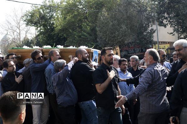 مراسم تشییع پیکر پاک شهید حسن ترکمان