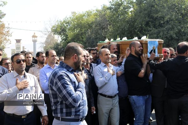 مراسم تشییع پیکر پاک شهید حسن ترکمان