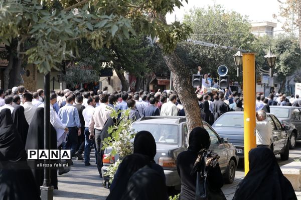 مراسم تشییع پیکر پاک شهید حسن ترکمان