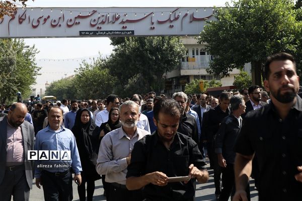 مراسم تشییع پیکر پاک شهید حسن ترکمان