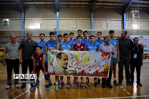 قهرمانی تیم  والیبال‌ البرز در سی‌و‌پنجمین دوره مسابقات دانش‌آموزی کشور