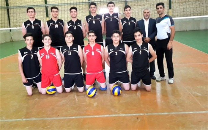 نائب قهرمانی دانش آموزان والیبالیست اسلامشهری در مسابقات کشوری