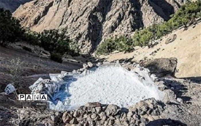 بانوی مددجوی البرزی با استخراج نمک از دل کوه به زندگی‌اش شیرینی بخشیده است