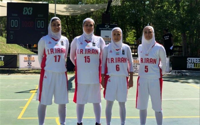 تیم ملی بسکتبال سه نفره بانوان قهرمان رقابت‌های غرب آسیا شد