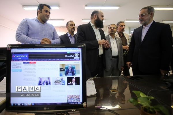 بازدید وزیر آموزش و پرورش از خبرگزاری پانا به مناسبت روز خبرنگار