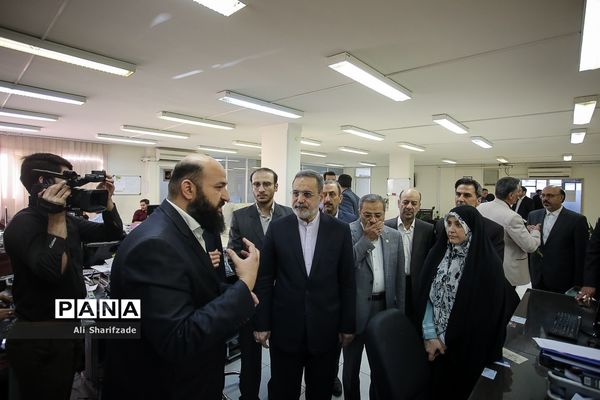 بازدید وزیر آموزش و پرورش از خبرگزاری پانا به مناسبت روز خبرنگار