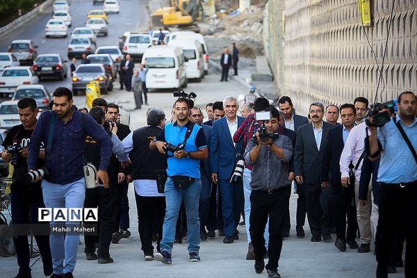 بازدید شهردار تهران از پروژه‌های آرش-اسفندیار و اتوبان صیاد شیرازی