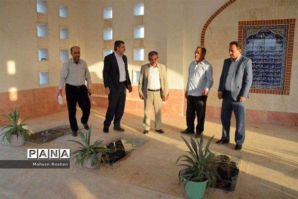 دیدار و تجلیل از آزاده فرهنگی سید جواد حسینی مقدم روستای سربست منطقه سعدآباد