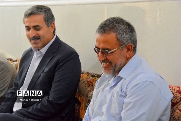 دیدار و تجلیل از آزاده فرهنگی سید جواد حسینی مقدم روستای سربست منطقه سعدآباد