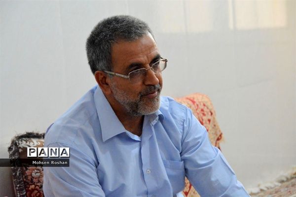 دیدار و تجلیل از آزاده فرهنگی سید جواد حسینی مقدم روستای سربست منطقه سعدآباد