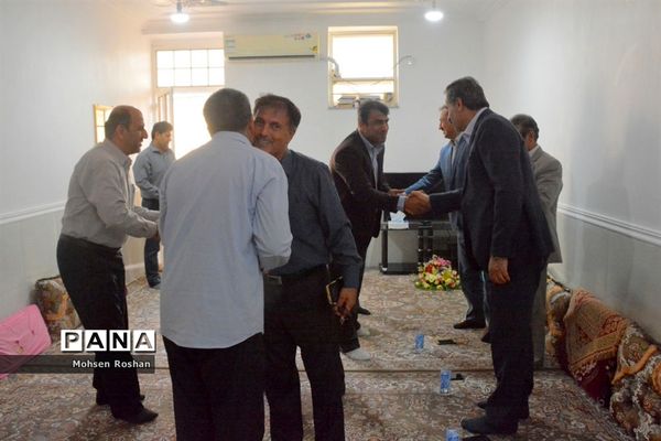 دیدار و تجلیل از آزاده فرهنگی سید جواد حسینی مقدم روستای سربست منطقه سعدآباد