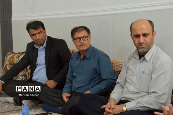 دیدار و تجلیل از آزاده فرهنگی سید جواد حسینی مقدم روستای سربست منطقه سعدآباد