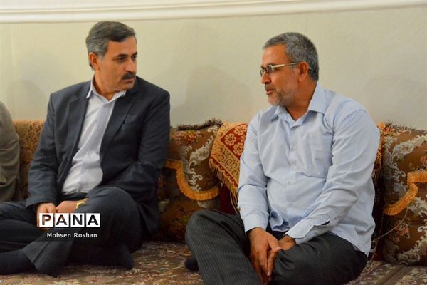 دیدار و تجلیل از آزاده فرهنگی سید جواد حسینی مقدم روستای سربست منطقه سعدآباد
