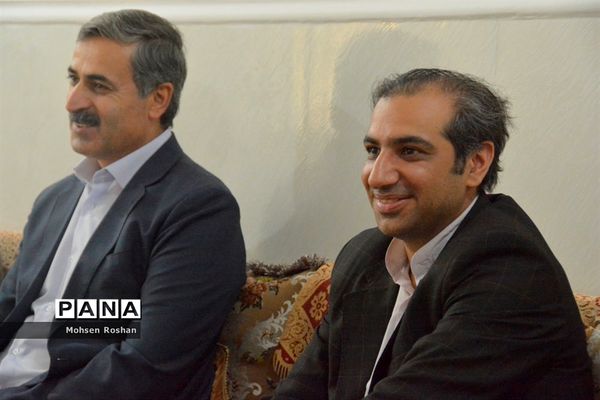 دیدار و تجلیل از آزاده فرهنگی سید جواد حسینی مقدم روستای سربست منطقه سعدآباد