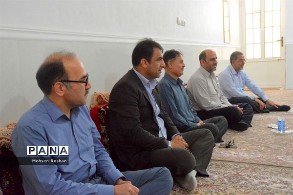 دیدار و تجلیل از آزاده فرهنگی سید جواد حسینی مقدم روستای سربست منطقه سعدآباد