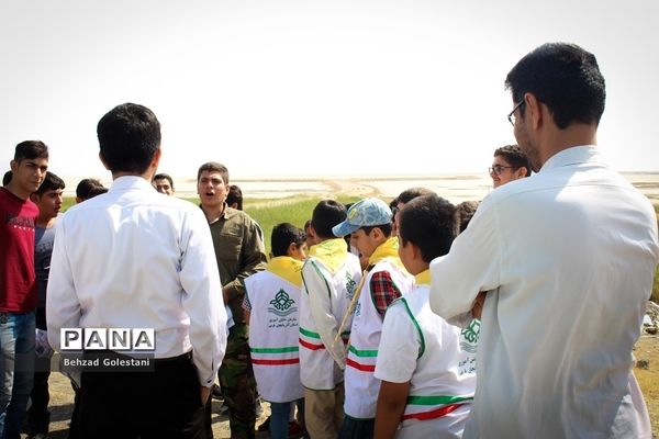 بازدید دانش آموزان پیشتاز سازمان دانش آموزی از تصفیه خانه فاضلاب  و دریاچه ارومیه